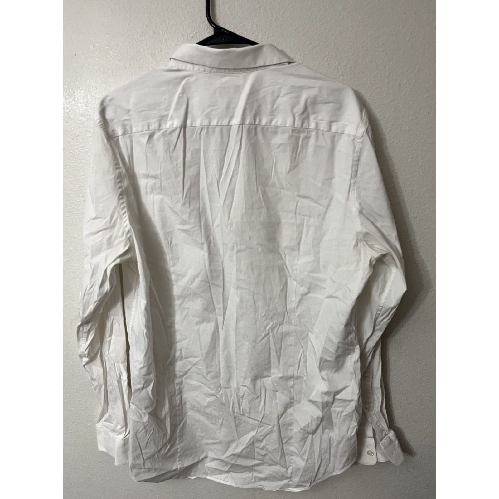Vince Vince Shirt Adult Large White Cotton Casual Long Sleeve Button Up Mens Size US L / EU 52-54 / 3 - 3 Thumbnail