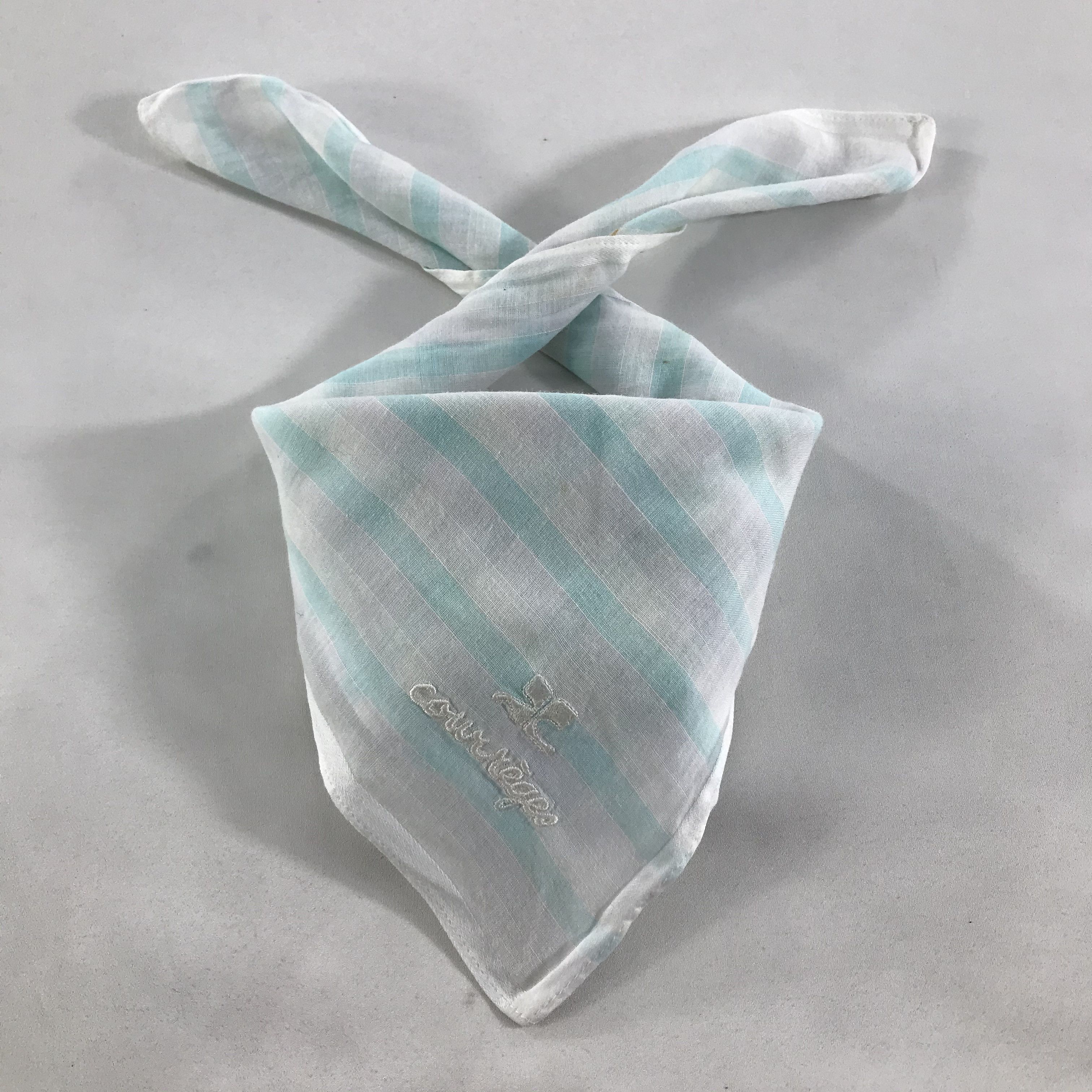 Courreges × Vintage Courreges Bandana / Handkerchief / Neckerchief - S1699 Size ONE SIZE - 4 Thumbnail