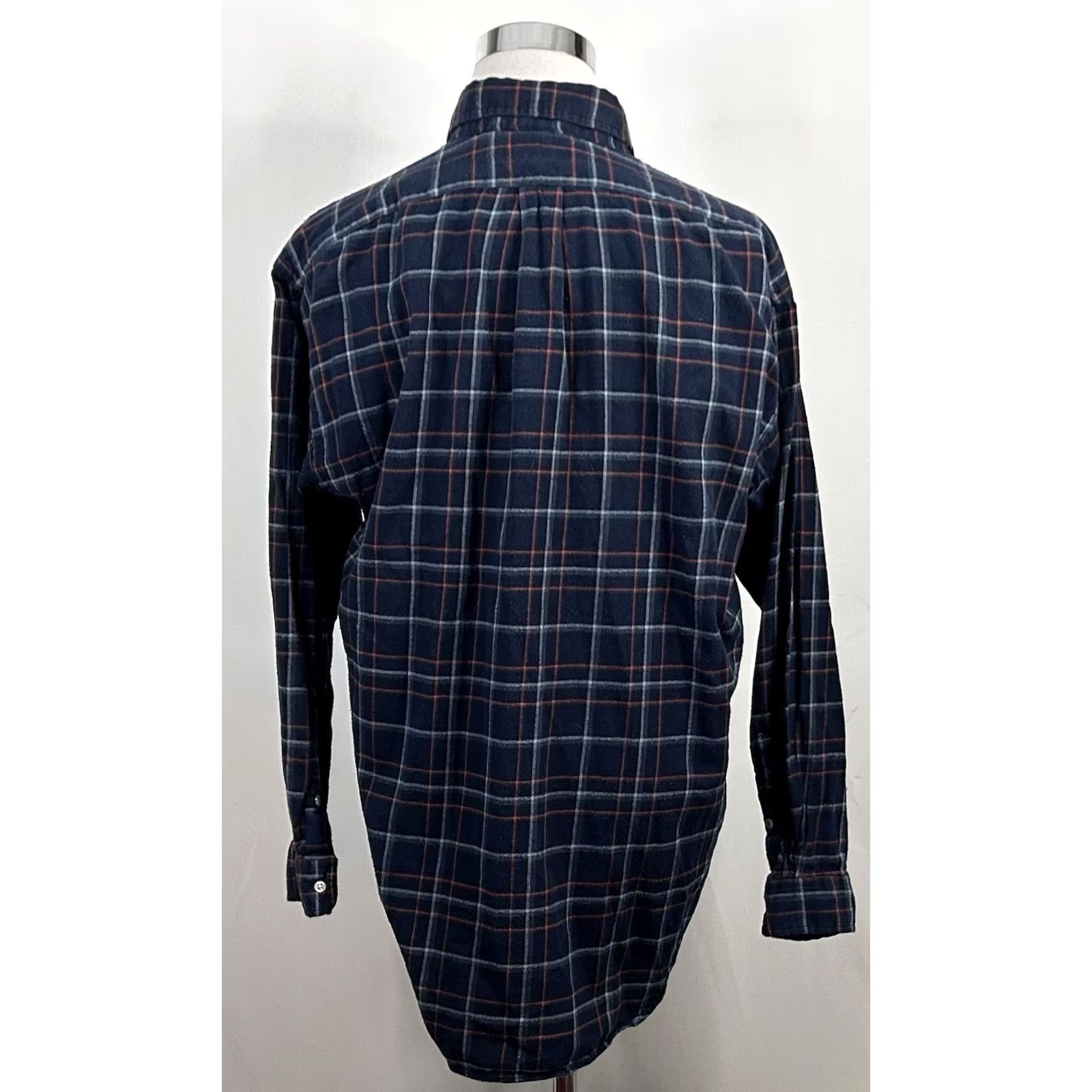 Polo Ralph Lauren Polo Ralph Lauren Button-Up Flannel Shirt Blue Red Plaid 100% Cotton L Regular Men Shirt Size US L / EU 52-54 / 3 - 5 Thumbnail