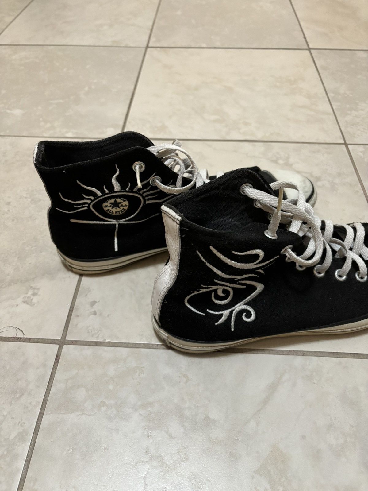Converse Rare Vintage 90s Dennis Rodman Converse All Star Suede shoes Size US 9 / EU 42 - 24 Thumbnail