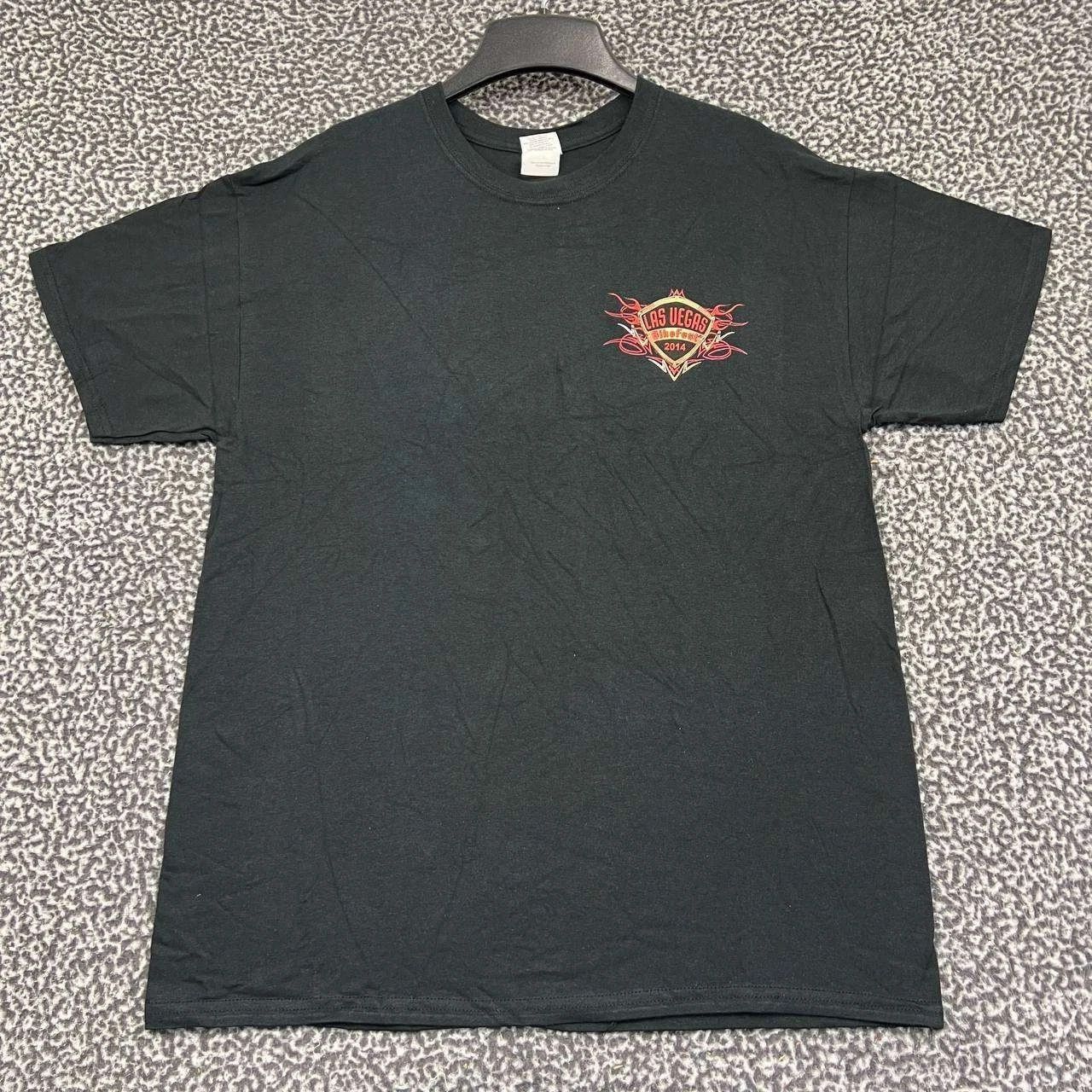 Gildan Vintage Las Vegas Bike Fest Shirt Men L Short Sleeve New Size US L / EU 52-54 / 3 - 2 Thumbnail