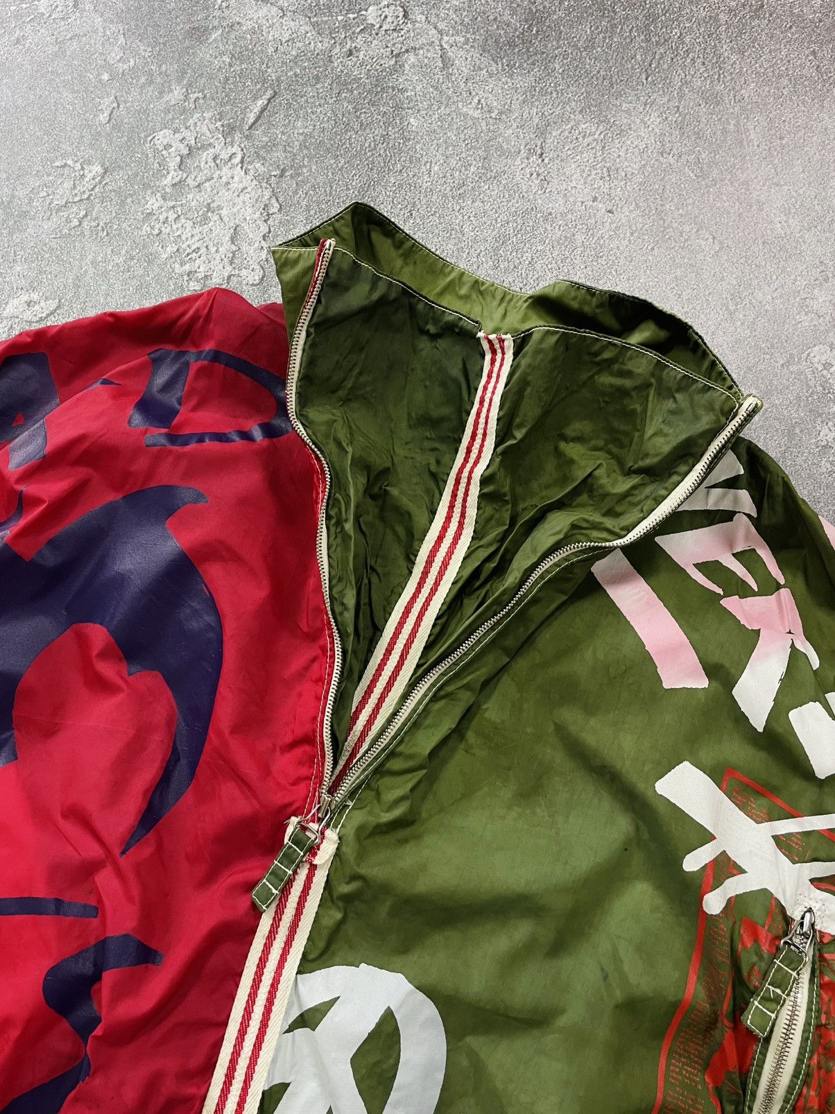 JET SET Vintage 90’s JET SET Nylon Multi Colour Half Zip Ski Jacket Size US XL / EU 56 / 4 - 12 Thumbnail