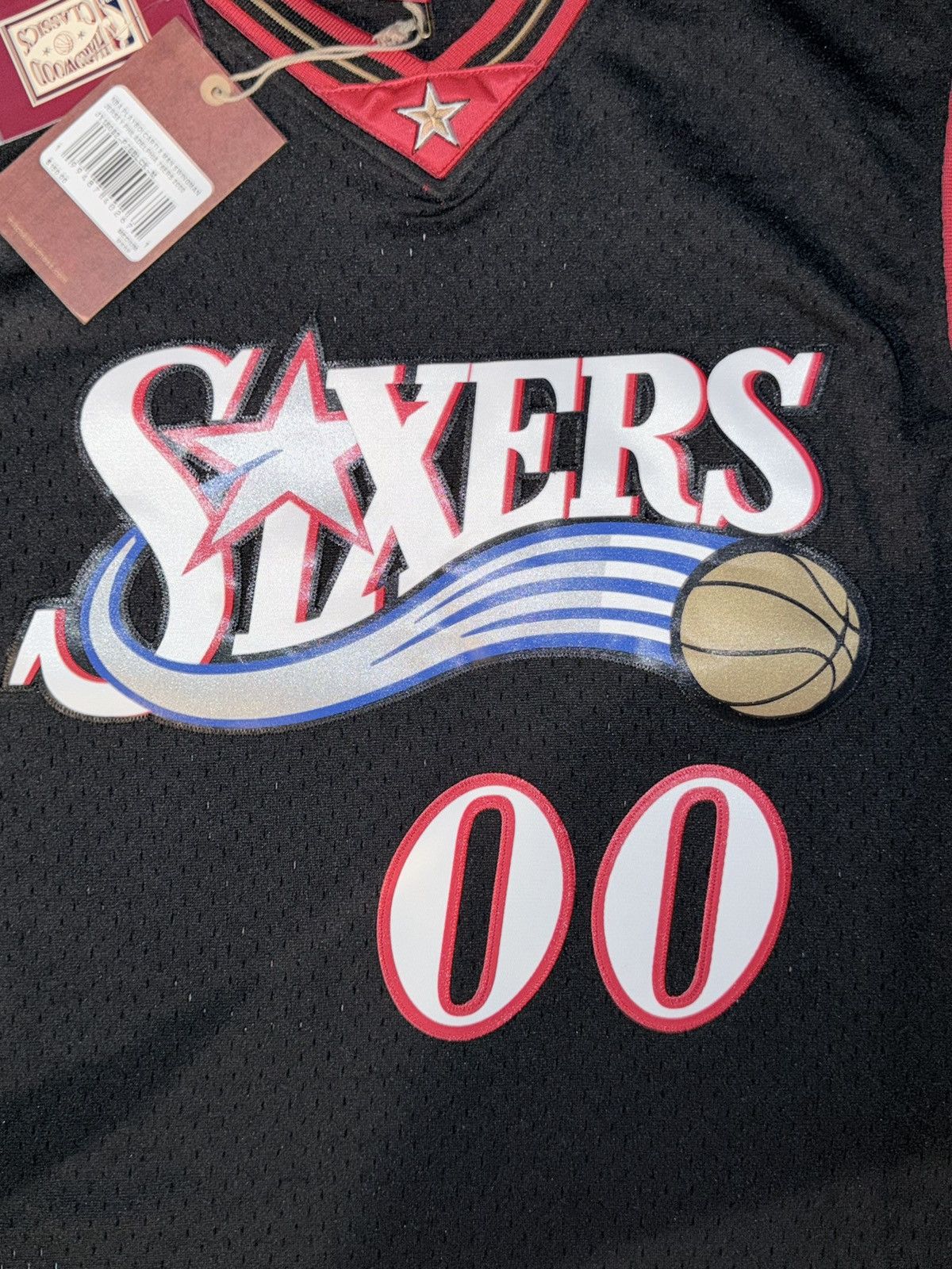 Mitchell & Ness Playboi carti 00 SOLD OUT SIXERS JERSEY Size US M / EU 48-50 / 2 - 6 Thumbnail