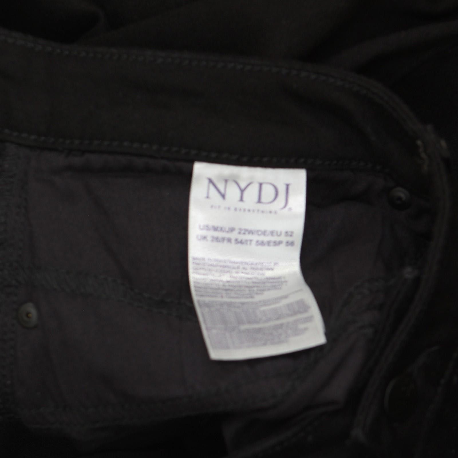 Other Nwt Nydj Womens Plus Sheri Slim Jeans Wnbbss8518 Black 22w Size 42" / US 20 - 6 Thumbnail