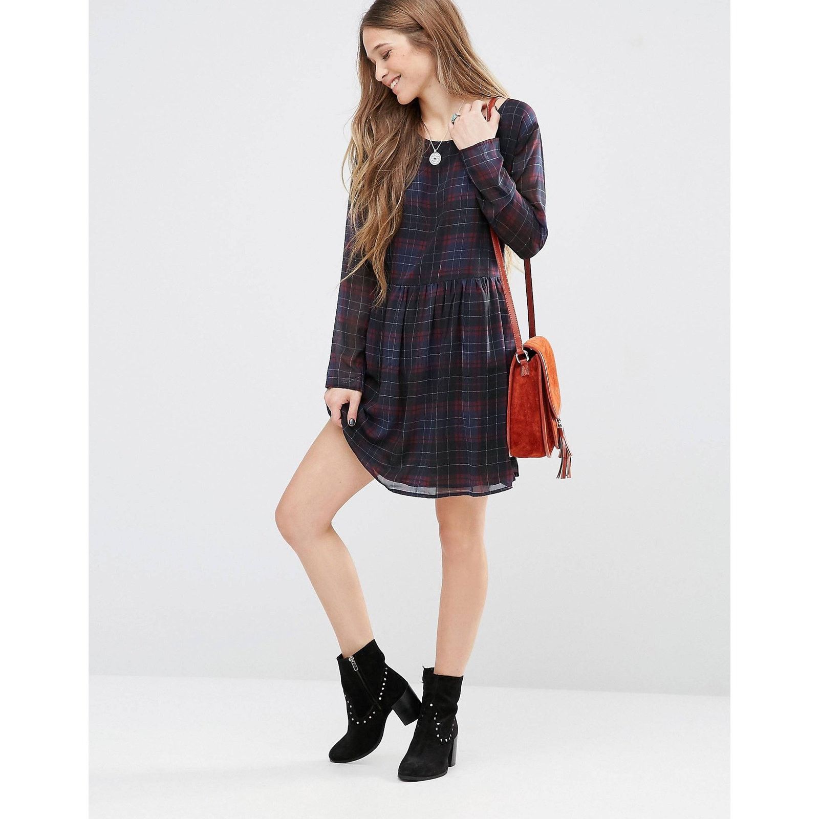 Pepe Jeans Pepe Jeans | Bloom Retro Tartan Plaid Babydall Dress Size L / US 10 / IT 46 - 11 Thumbnail