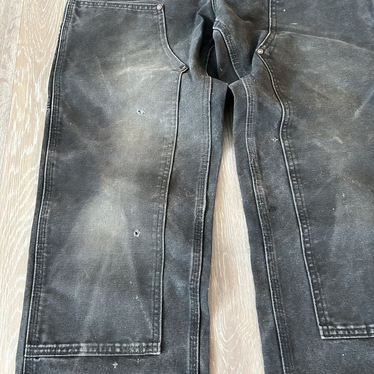 Carhartt × Vintage Faded Black Carhartt Double knee pants Size 28" / US 6 / IT 42 - 2 Thumbnail