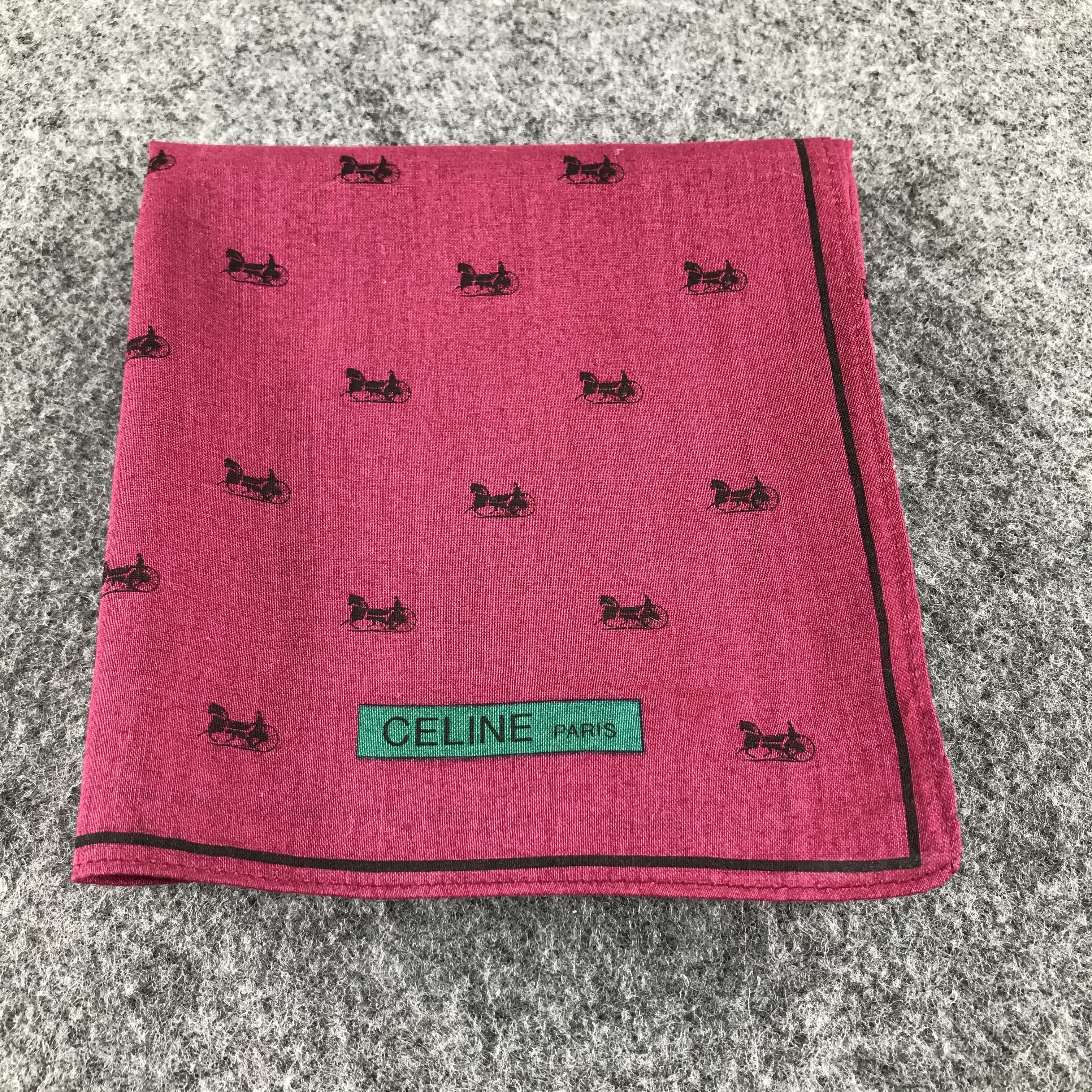 Celine Celine Handkerchief Neckerchief Bandana H283 Size ONE SIZE - 6 Thumbnail