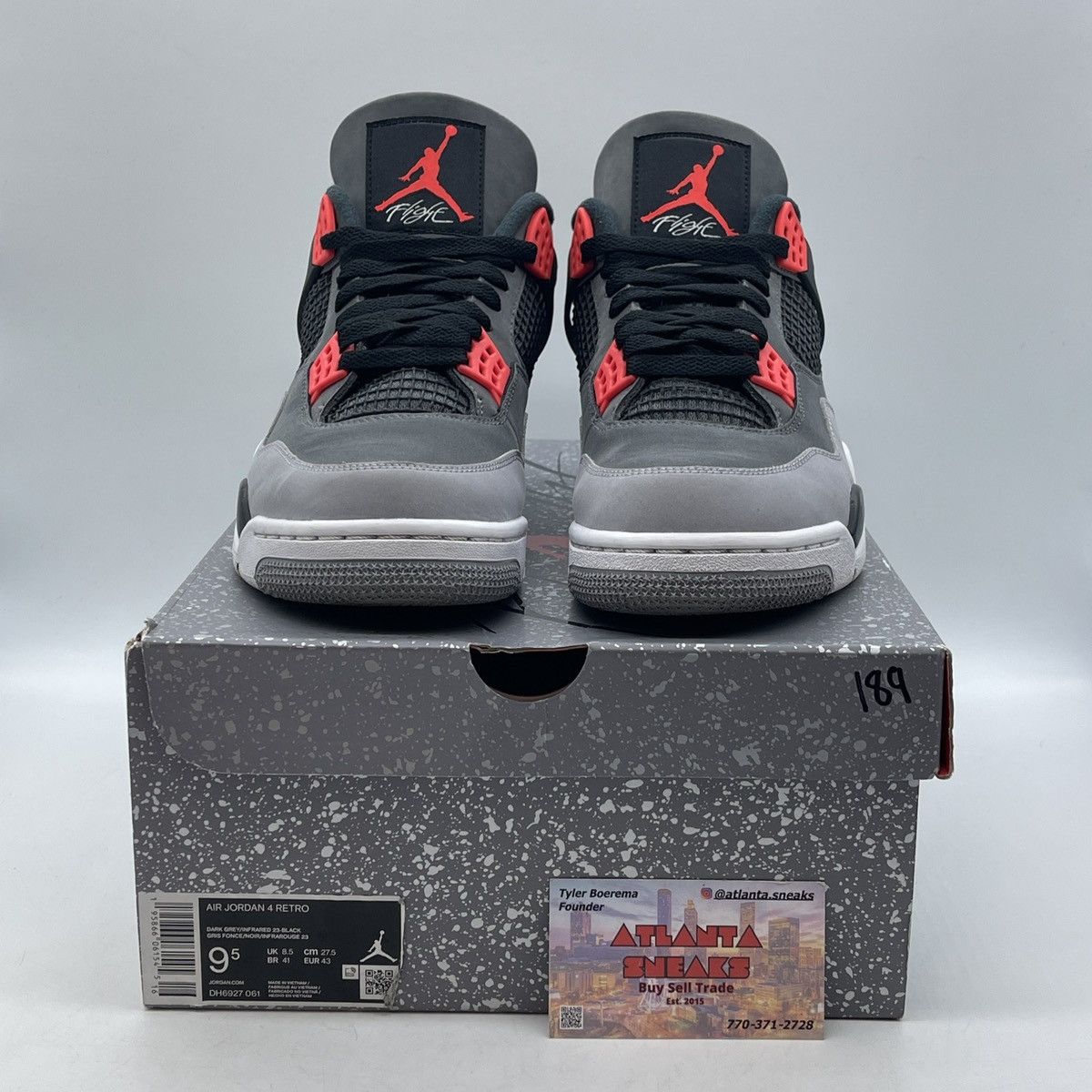 Jordan Brand Air Jordan 4 infrared Size US 9.5 / EU 42-43 - 2 Thumbnail