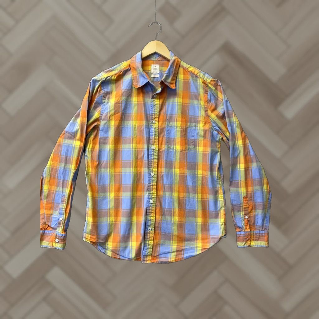 Gap GAP Button Shirt Men’s L Pl plaid Multicolor Casual Long Sleeve /0250 Size US L / EU 52-54 / 3 - 1 Thumbnail