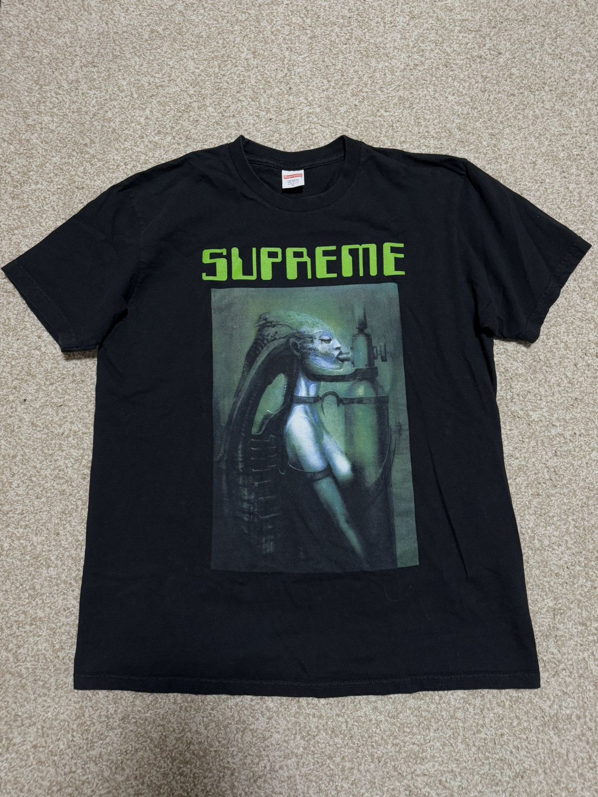 Supreme Supreme Hr Giger Biomechanoid Tee 2014 Grailed