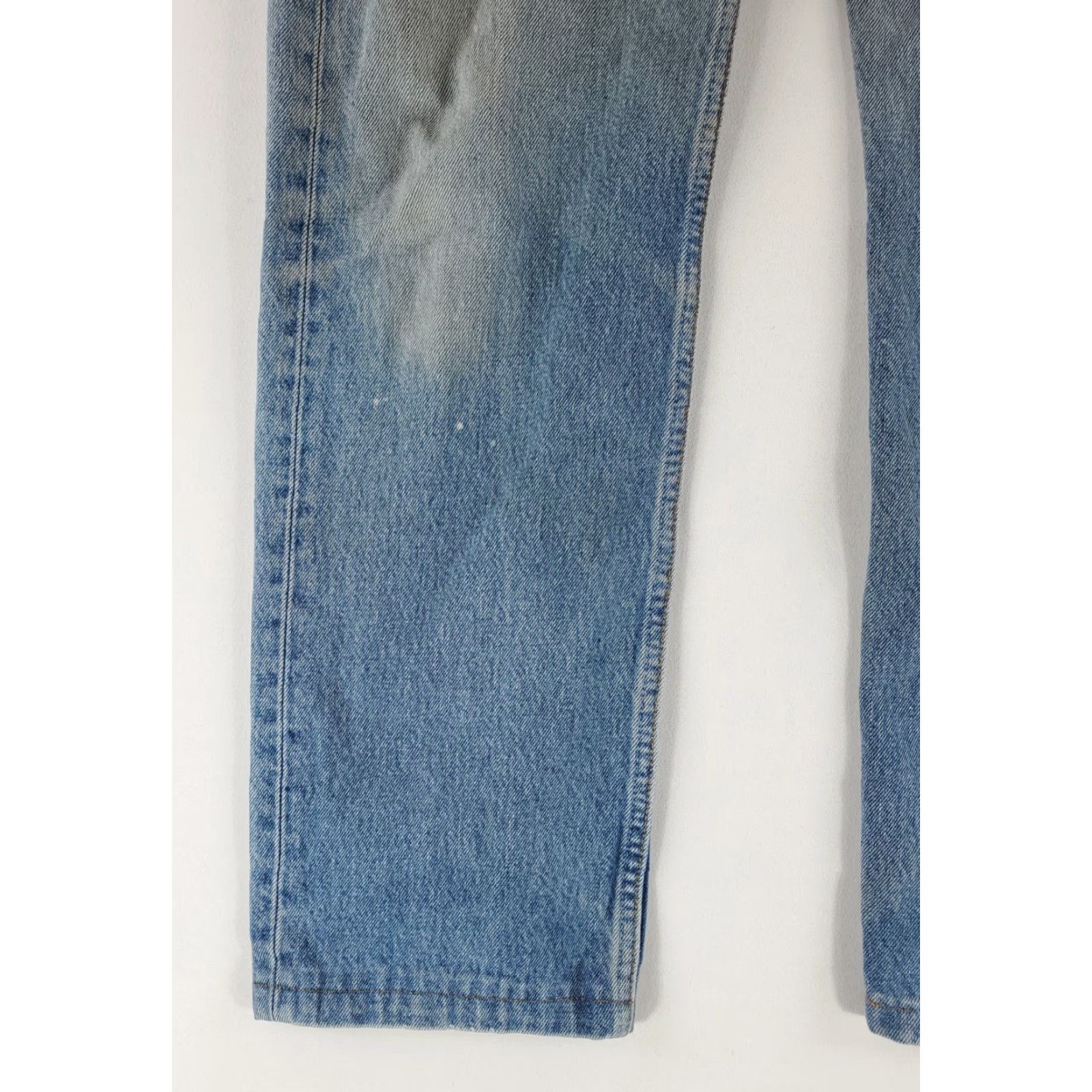 Levi's Levi's 501 Jeans Whiskering Mens 32x34 Hemmed 32 Blue Straight 501 Men Inseam 31 Regular Size US 32 / EU 48 - 2 Thumbnail