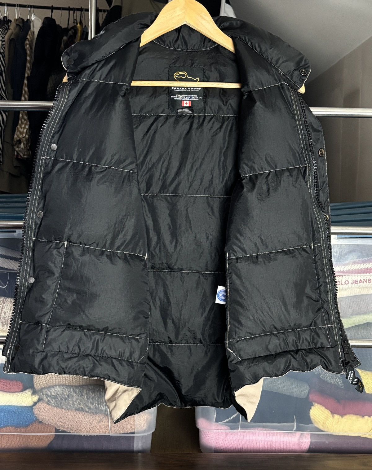 Canada Goose Canada Goose Beige Vintage Puffer Down Vest Size US S / EU 44-46 / 1 - 8 Thumbnail