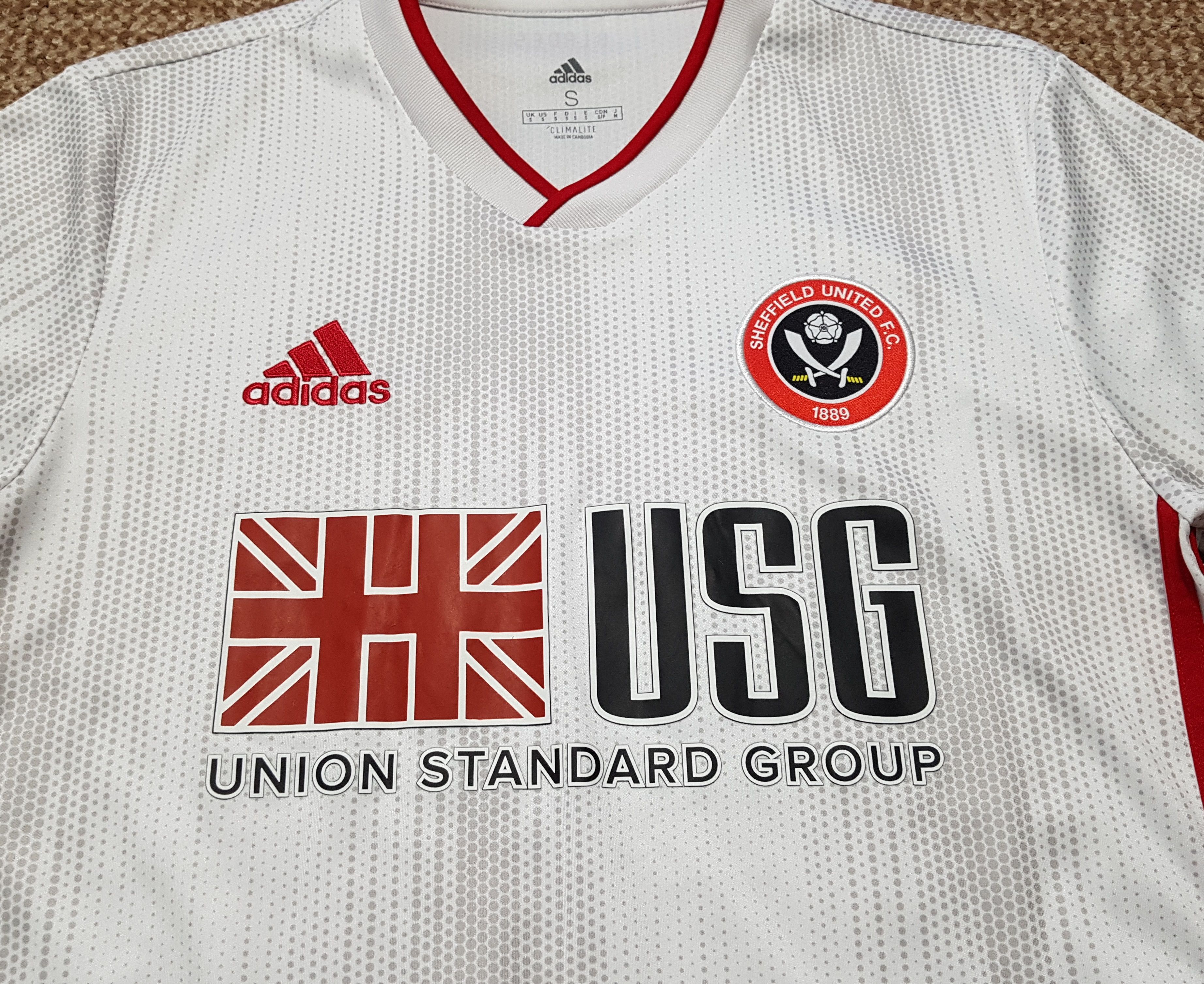 Adidas Adidas Sheffield United 2019/20 Away Football Jersey S Size US S / EU 44-46 / 1 - 5 Thumbnail
