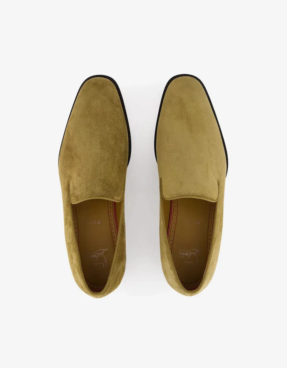 Christian Louboutin Christian Louboutin Beige Danny Flex Suede Loafers Size US 8 / EU 41 - 3 Thumbnail