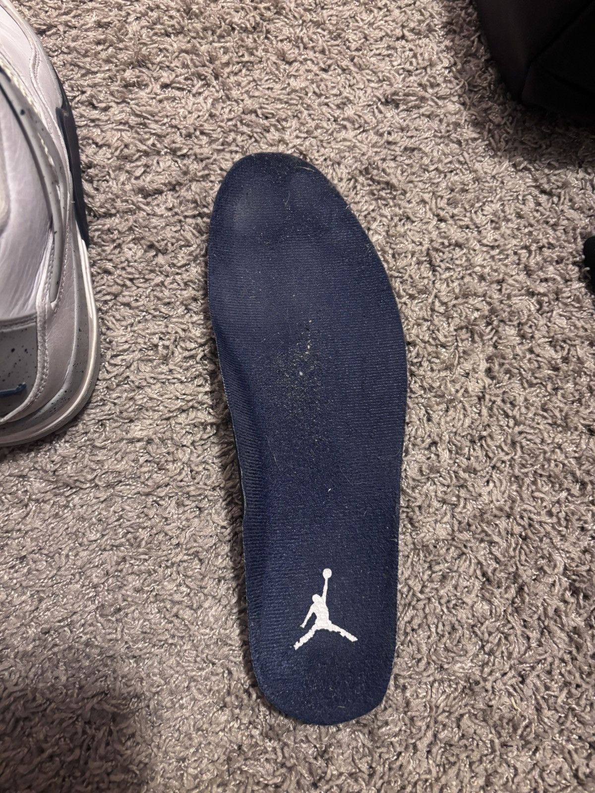 Nike Jordan 4 Retro Midnight Navy Size US 8 / EU 41 - 6 Thumbnail
