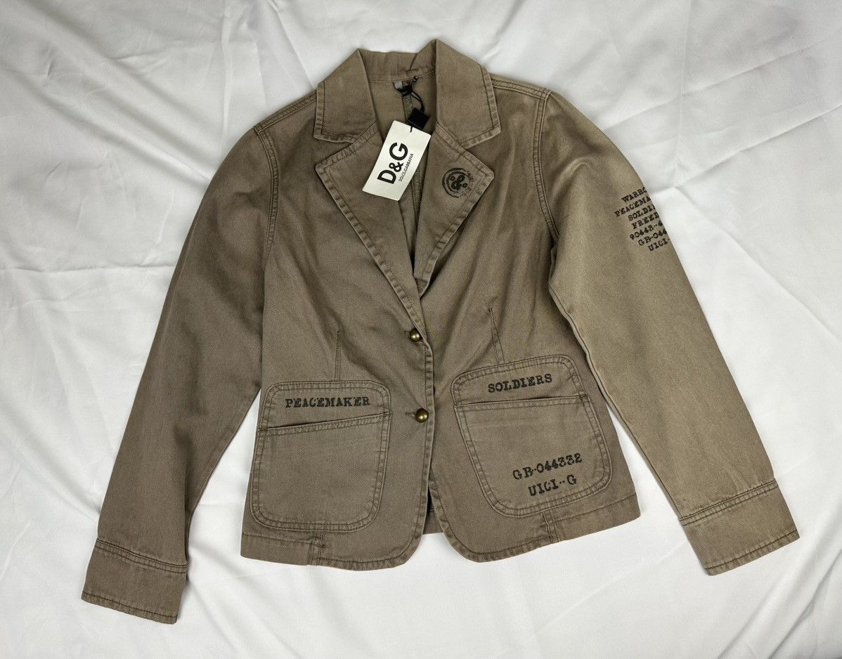 Dolce & Gabbana Dolce & Gabbana Blazer Jacket Size L wmns With Tags DG Size L / US 10 / IT 46 - 1 Thumbnail