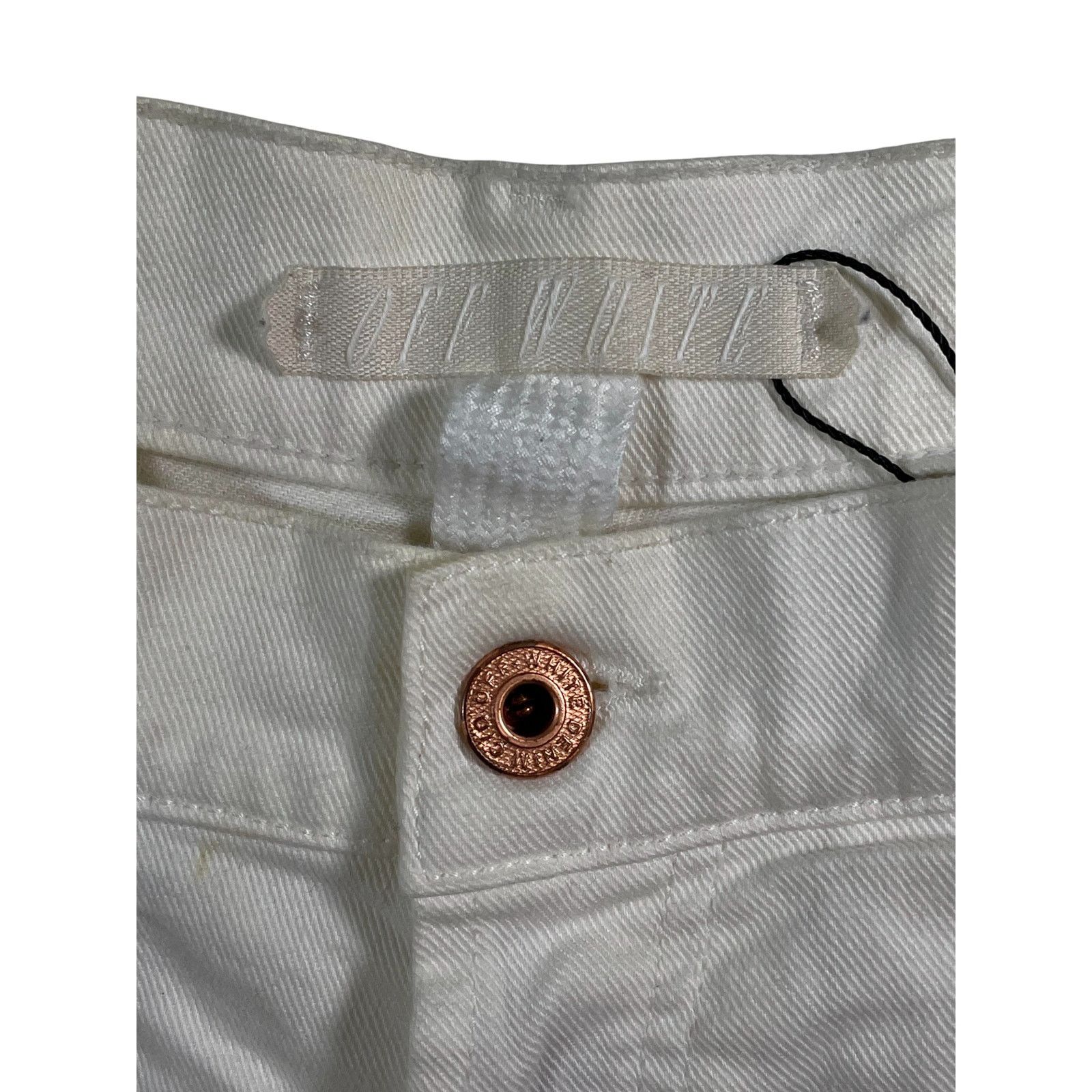 Off-White Off-White White Black Carpenter Shorts Size US 34 / EU 50 - 3 Thumbnail