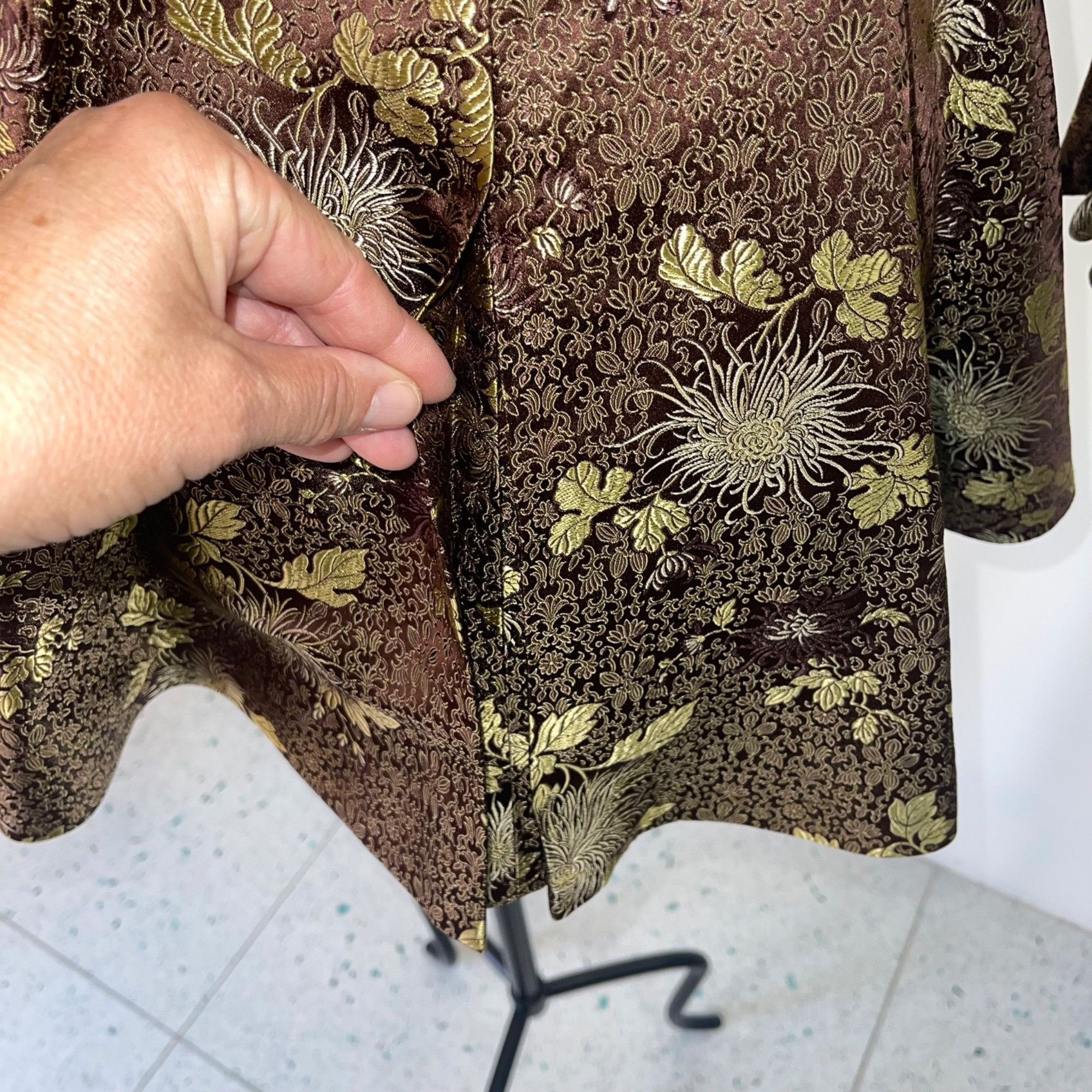 Vintage Vintage Womens Jacket Size Small Brown Size M / US 6-8 / IT 42-44 - 8 Thumbnail
