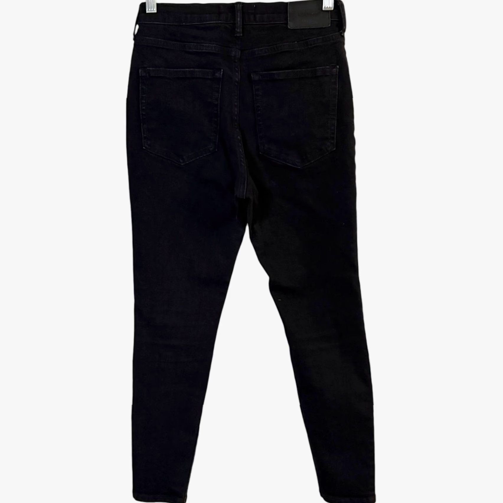 Everlane VINTAGE Everlane Skinny Ankle Denim Jeans Black Women's 28 High-Rise Authentic Stretch Size 28" / US 6 / IT 42 - 4 Thumbnail