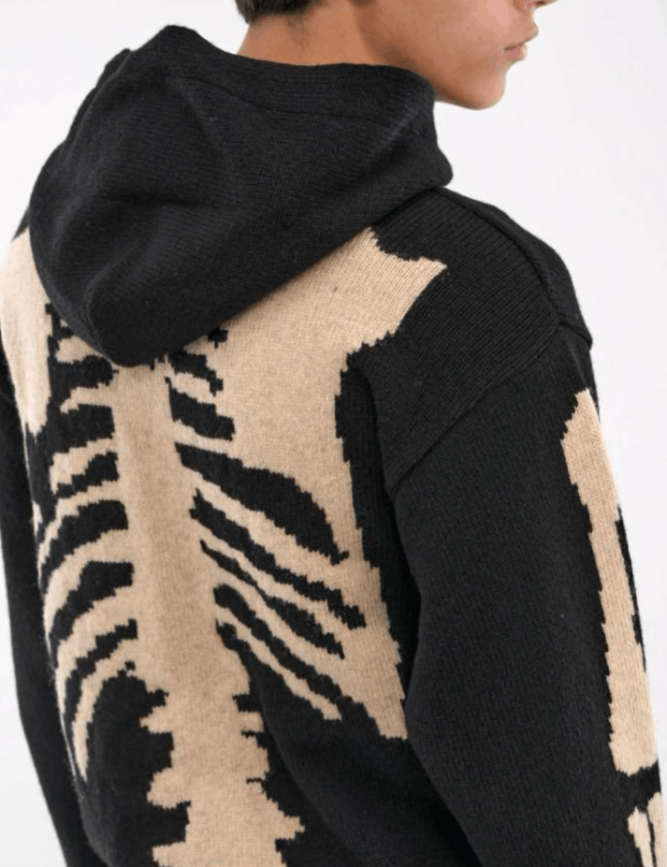 Kapital Capital 5G Wool BONE Hooded Sweater Size US L / EU 52-54 / 3 - 3 Thumbnail