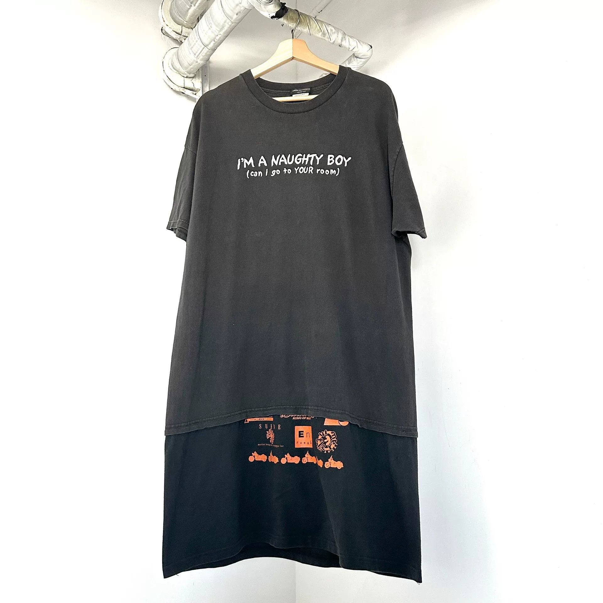 Comme des Garcons CDG Homme 2011 Vintage Spliced Tee Size US M / EU 48-50 / 2 - 1 Thumbnail