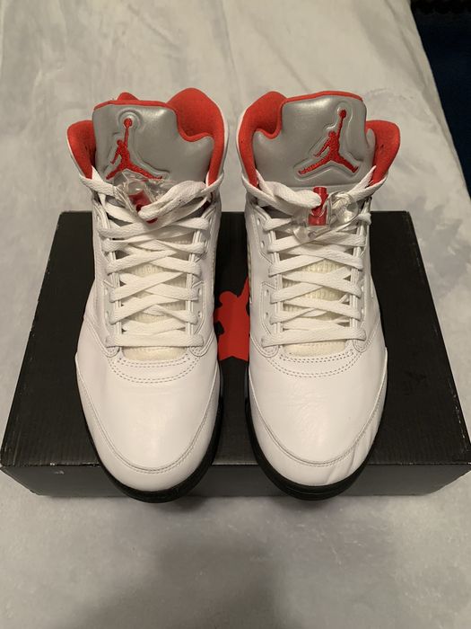 Jordan Brand Jordan 5 Retro Fire Red 2020 Size 10.5 | Grailed