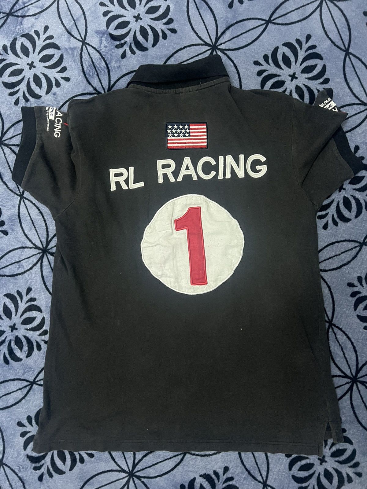 Polo Ralph Lauren × Vintage POLO by Ralph Lauren - United State Racing Team Size US L / EU 52-54 / 3 - 9 Thumbnail