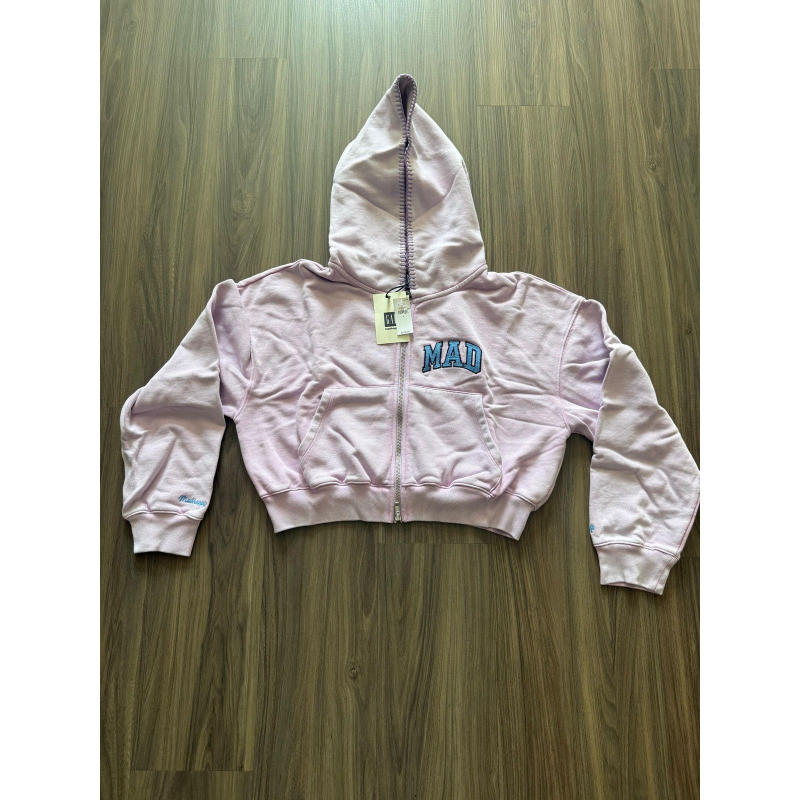 Gap Gap x Madhappy Cropped Zip Hoodie Pink MAD NWT Size L / US 10 / IT 46 - 1 Thumbnail