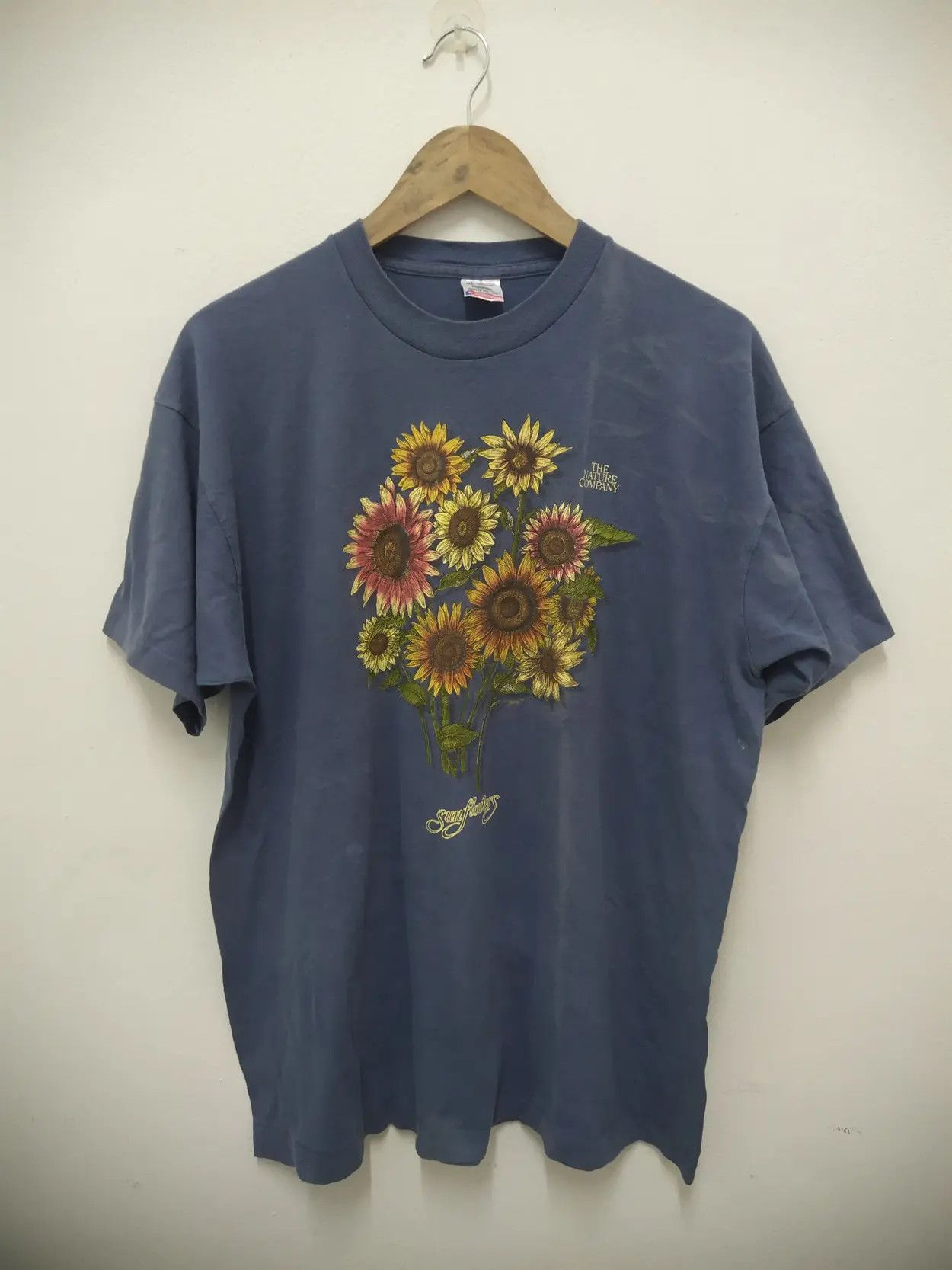 Vintage Vintage 90s The Nature Company Sunflower T-Shirt Size US XL / EU 56 / 4 - 2 Thumbnail
