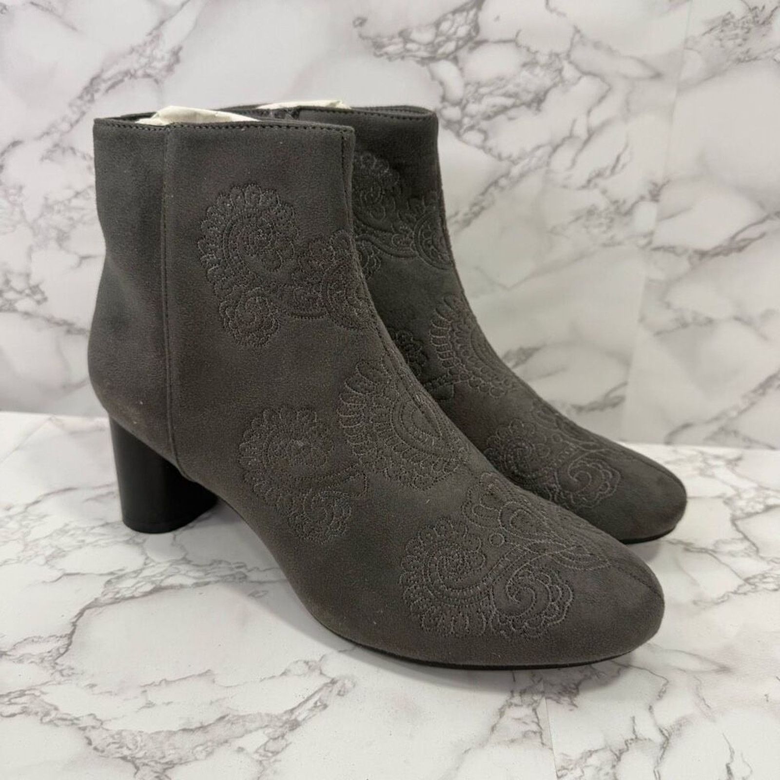 atmos Aomo Love Paisley Embossed Boots sz 10 NEW #M169 Size US 10 / IT 40 - 1 Thumbnail