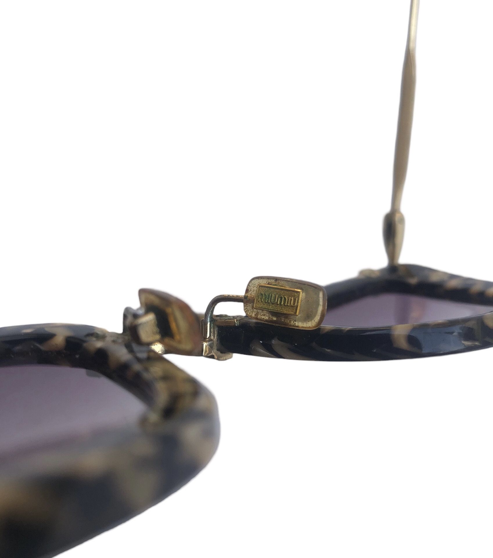 Miu Miu 💯Genuine MIU MIU SMU10NS Cat Eye Tiger Print Sunglasses Size ONE SIZE - 7 Thumbnail