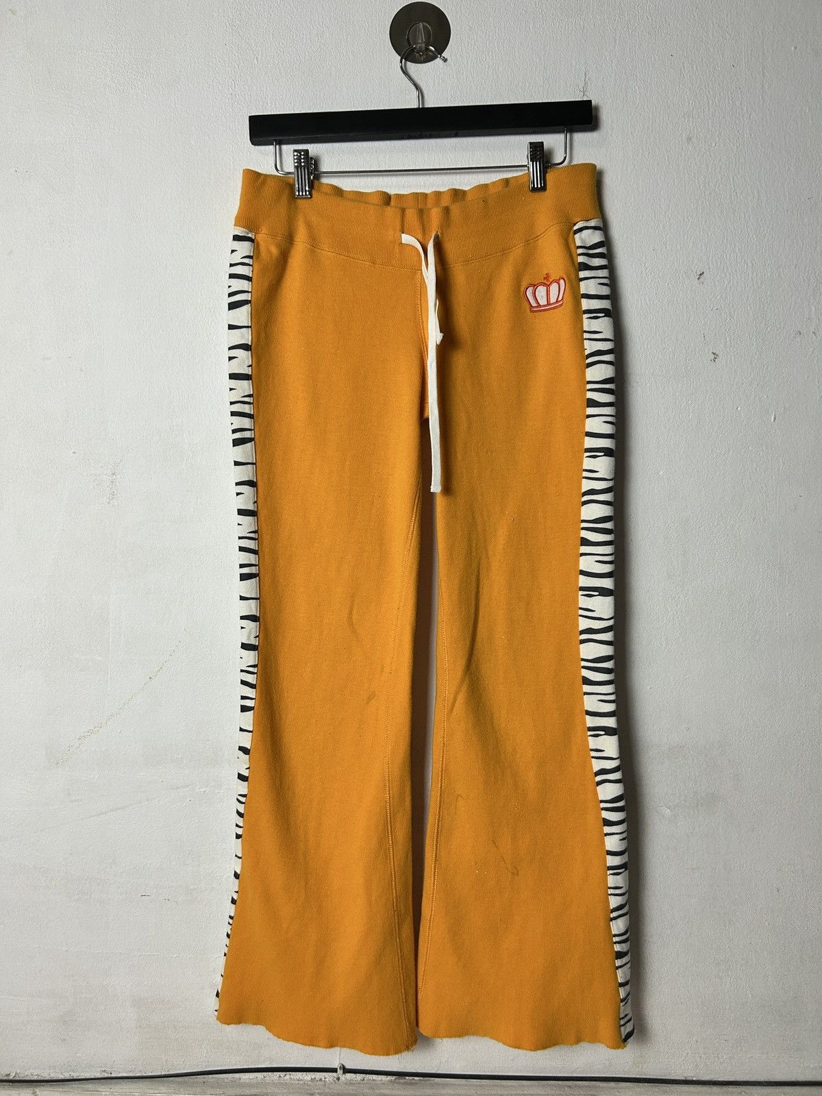 Japanese Brand Baby doll Y2k tiger stripe super flare jogger pants Size 28" / US 6 / IT 42 - 2 Thumbnail