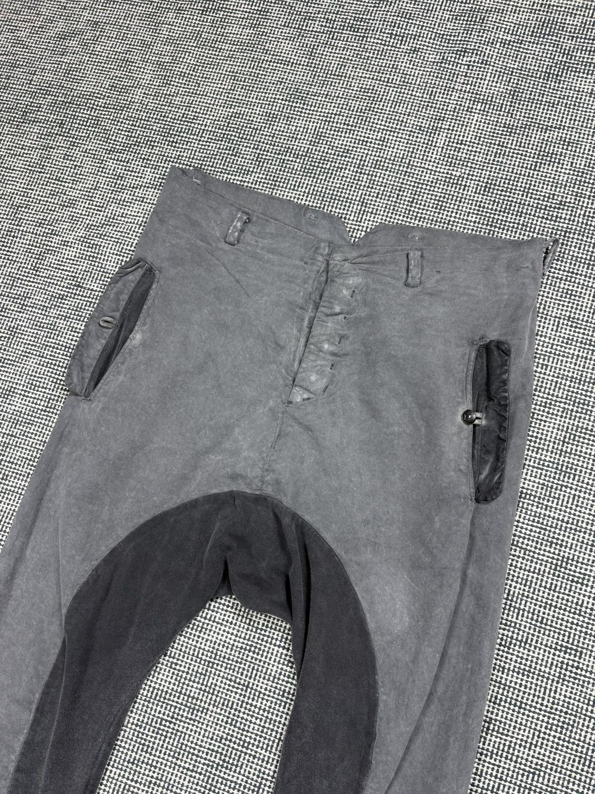 Lumen Et Umbra lumen et umbra raw two tone low crotch harem pants rare Size US 34 / EU 50 - 4 Thumbnail