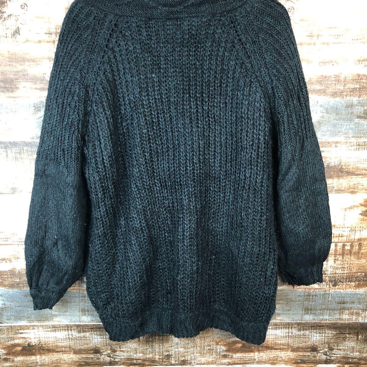 Vintage Page Boy Green Cardigan Knitwear #A2057 Size XL / US 12-14 / IT 48-50 - 15 Thumbnail