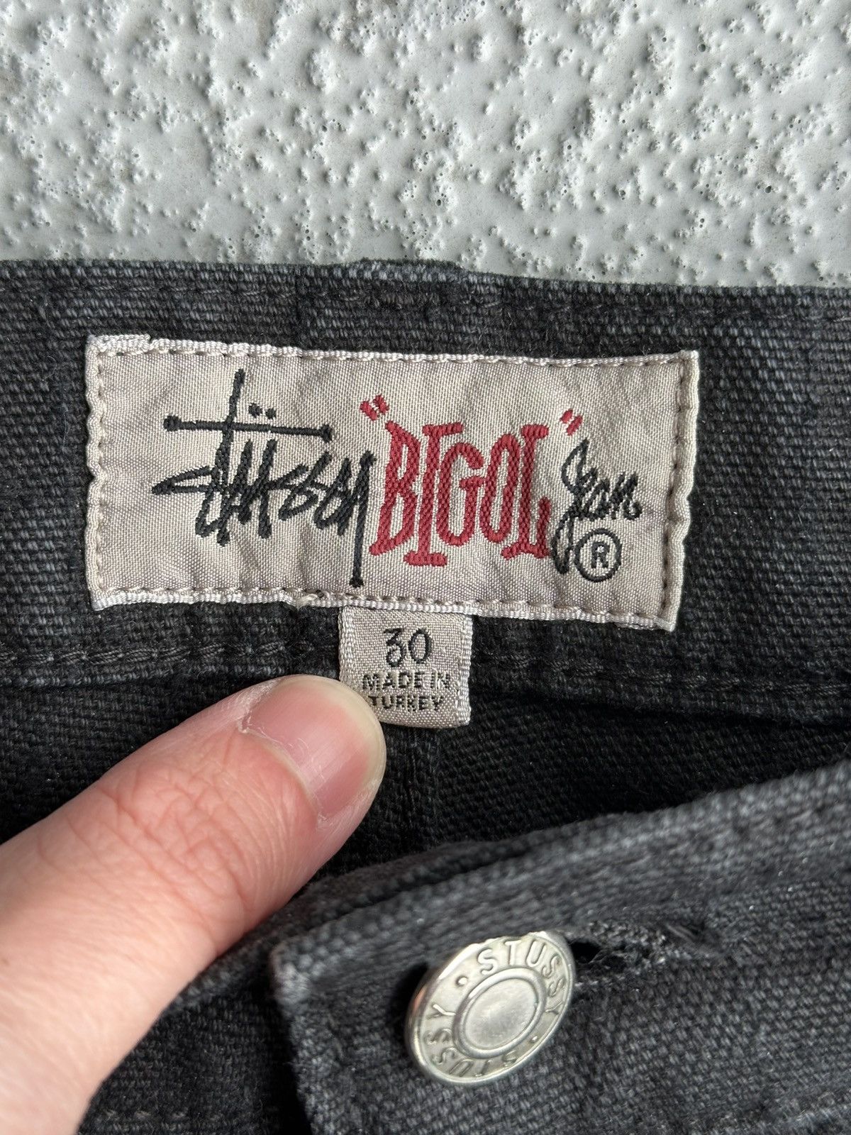 Stussy STUSSY BIG OL BLACK DENIM Size US 30 / EU 46 - 2 Thumbnail