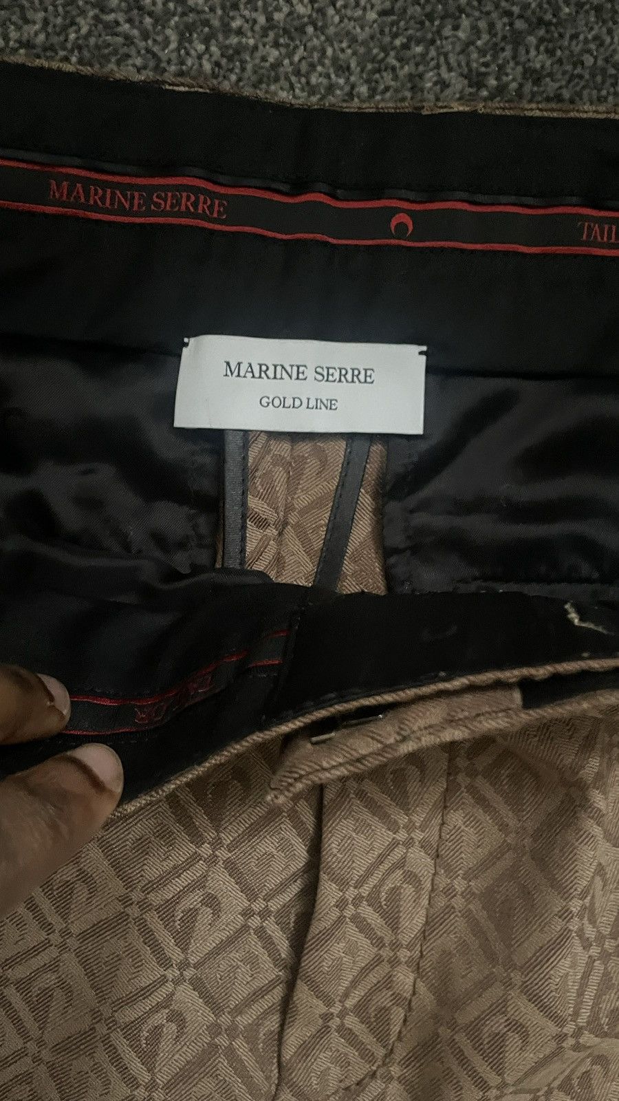 Marine Serre Marine Serre Diamant Trousers Size 50L - 4 Thumbnail