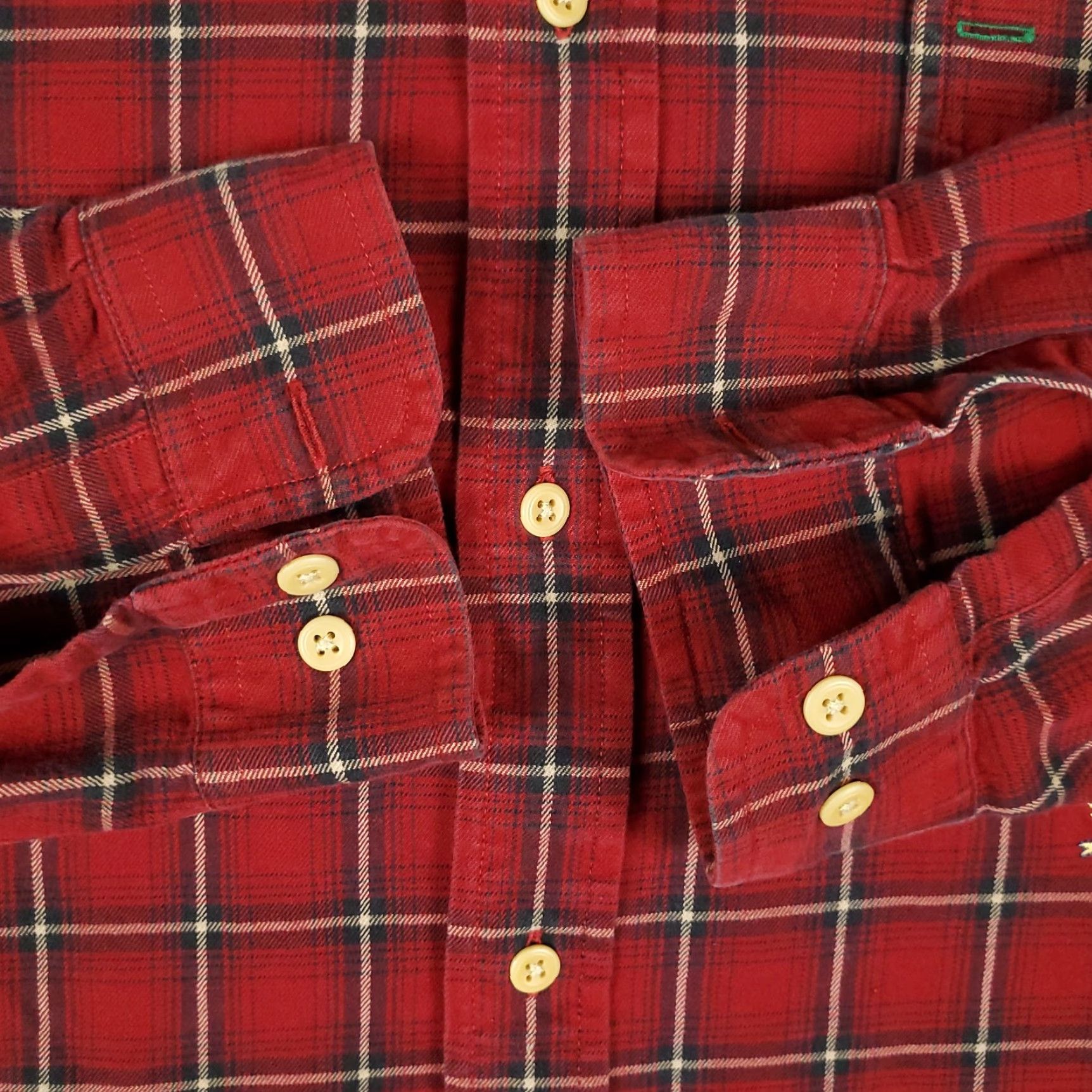 Tommy Hilfiger Tommy Hilfiger Red Plaid Button-Up Shirt Men’s XL Long Sleeve Regular Fit Casual Classic Size US XL / EU 56 / 4 - 4 Thumbnail