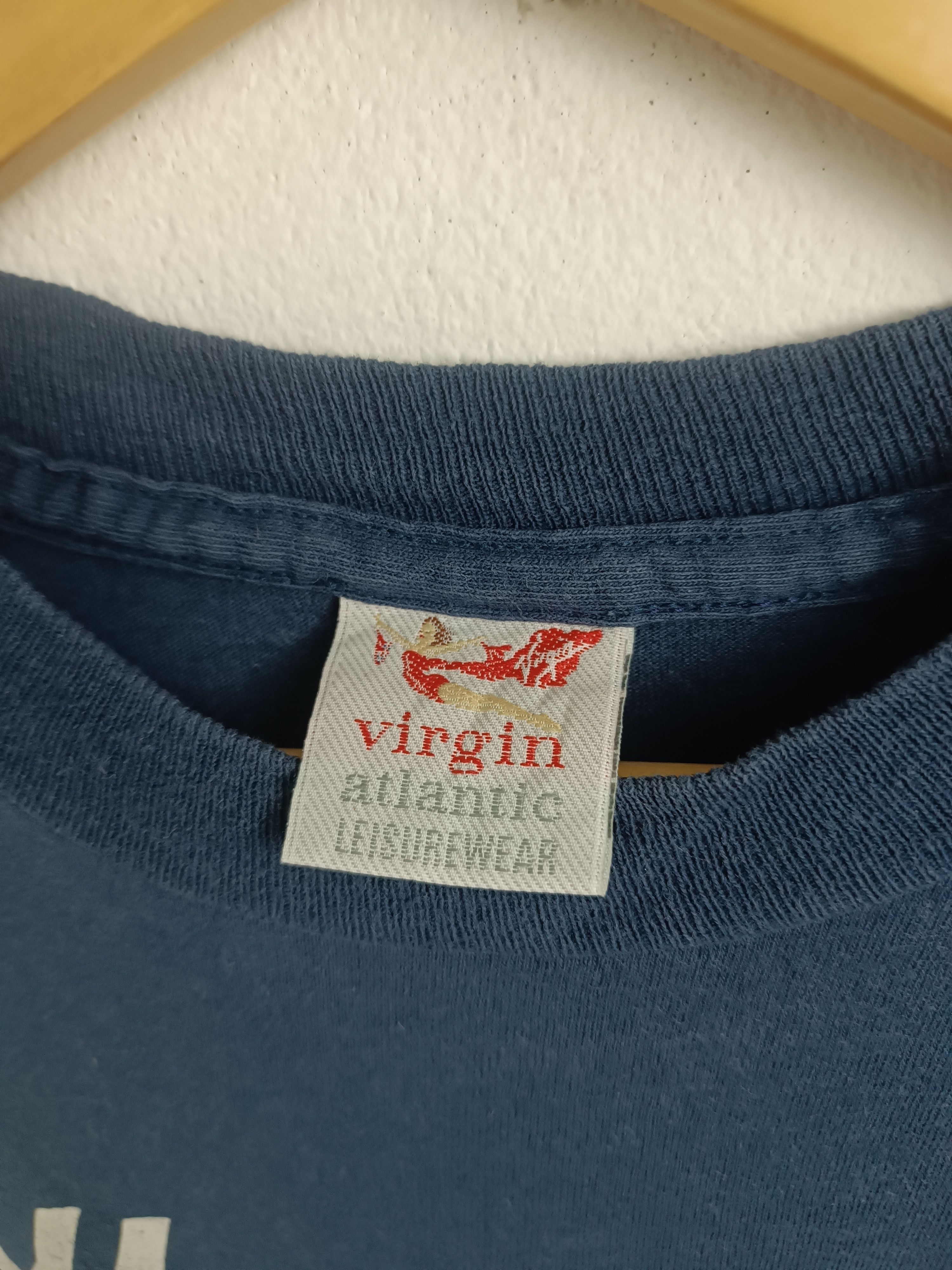 Vintage VINTAGE 90'S VIRGIN FLY ATLANTIC VERY RARE PRINCESS DIANA TS Size US XL / EU 56 / 4 - 9 Thumbnail