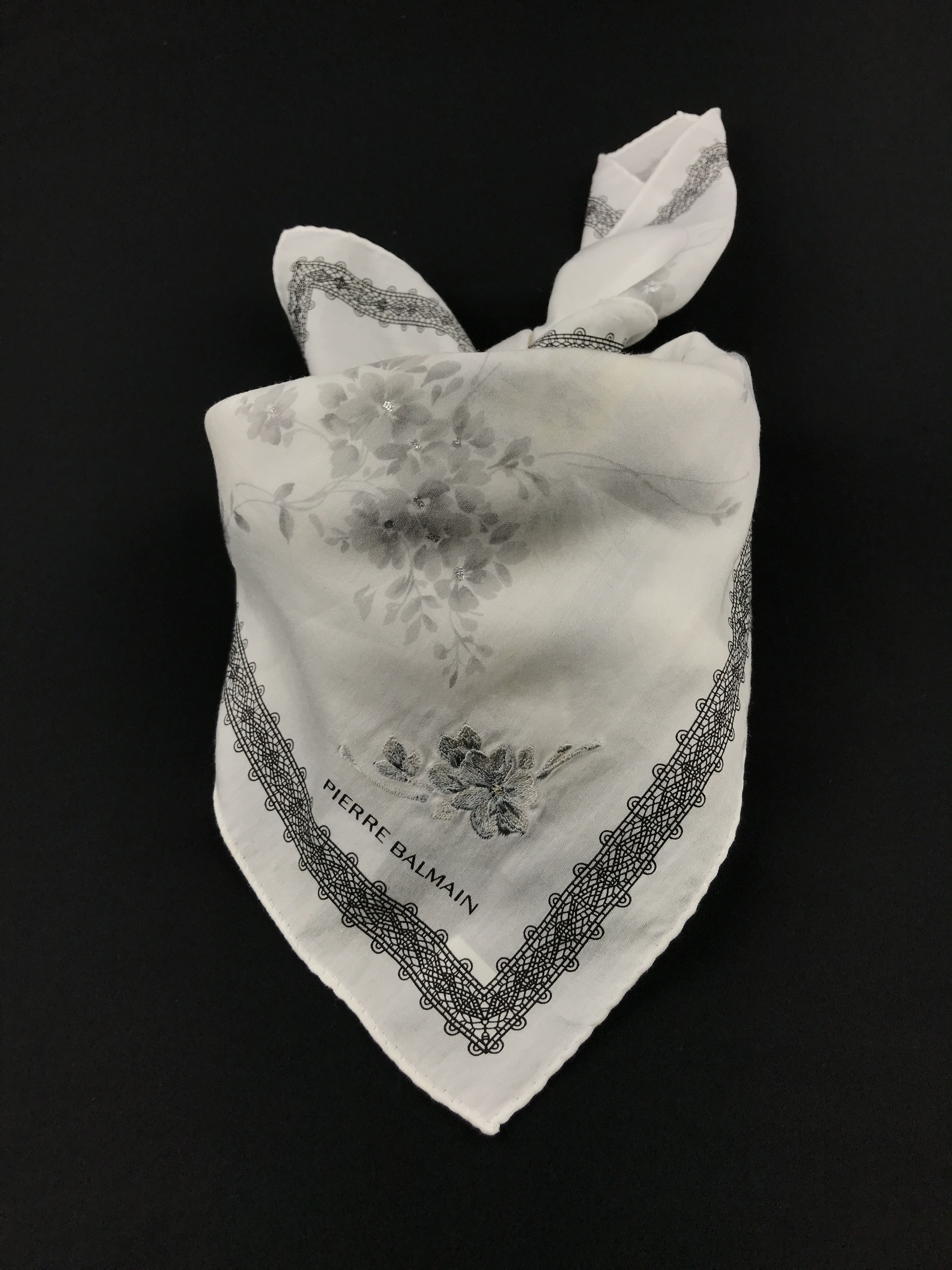 Designer × Pierre Balmain × Vintage Vintage Pierre Balmain Bandana Neckerchief Handkerchief Size ONE SIZE - 3 Thumbnail