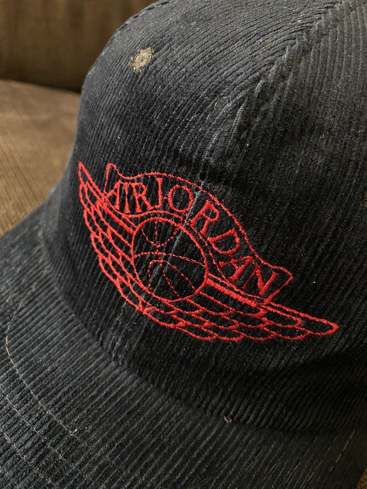 Nike × Vintage Very RARE Vintage Nike Ballwings 1985 Corduroy Cap Size ONE SIZE - 2 Thumbnail