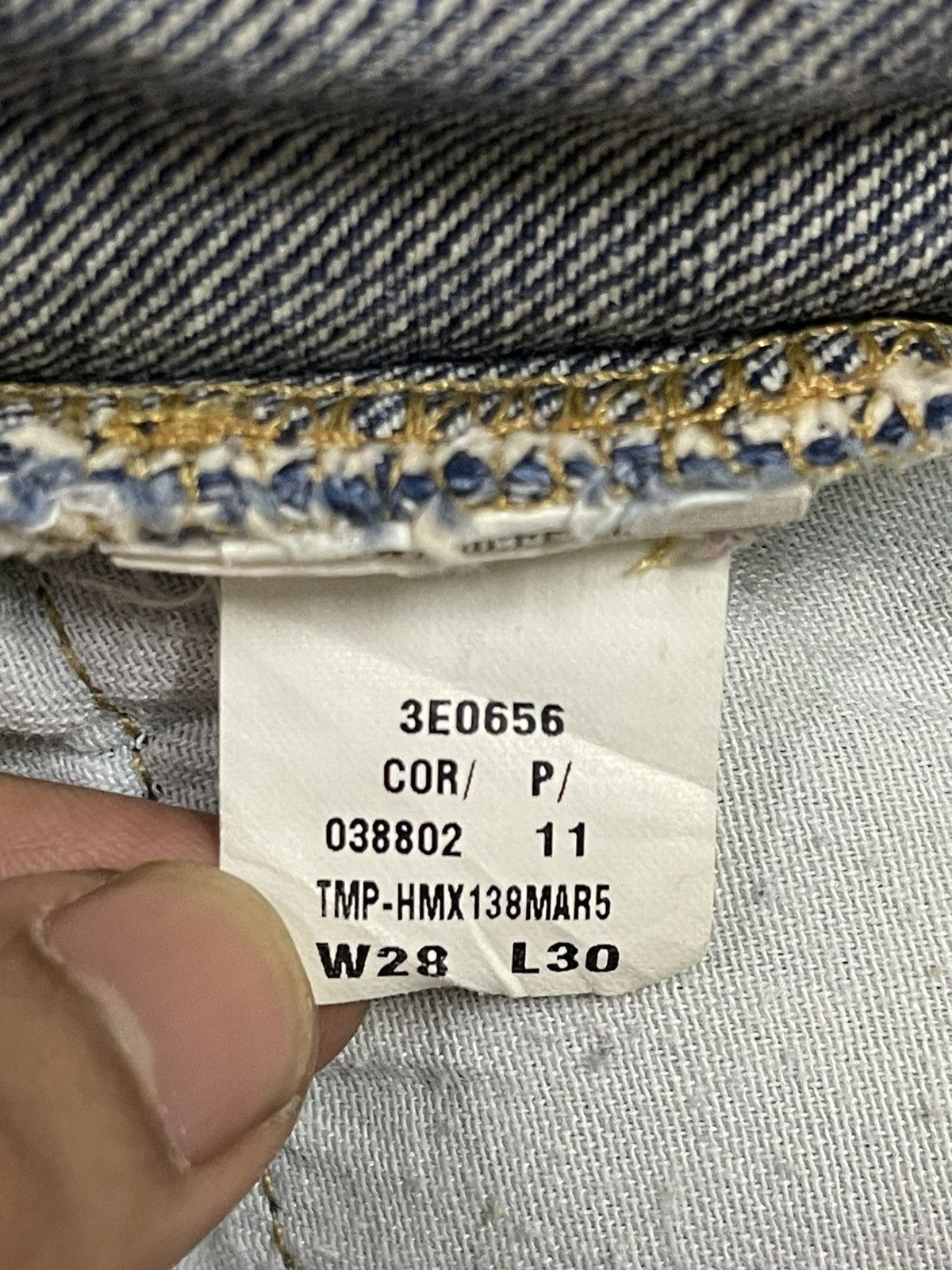 Sugar Cane Vintage Japanese Brand Blue Wash Distressed Style Loose Jean Size US 30 / EU 46 - 10 Thumbnail