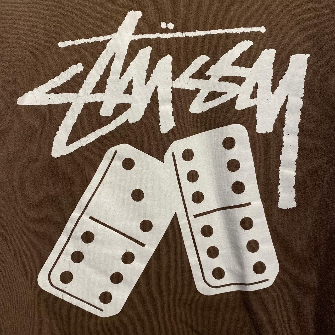 Stussy Stussy Domino Basic Logo Sweatshirt 🟫 Size US M / EU 48-50 / 2 - 4 Thumbnail