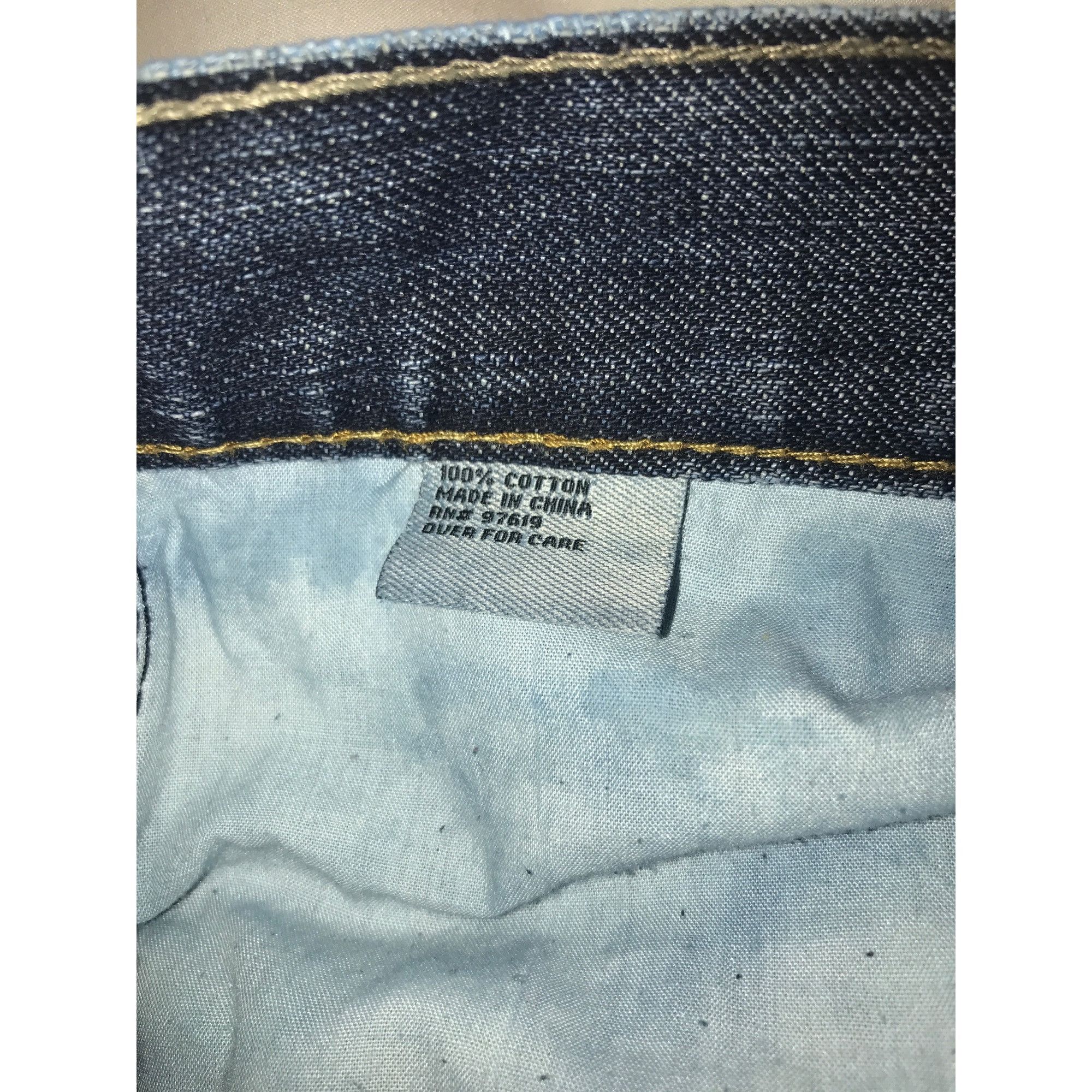 FUSAI F.U.S.A.I Focus USA Inc Men's 3D Crimped Jeans Size US 34 / EU 50 - 10 Thumbnail