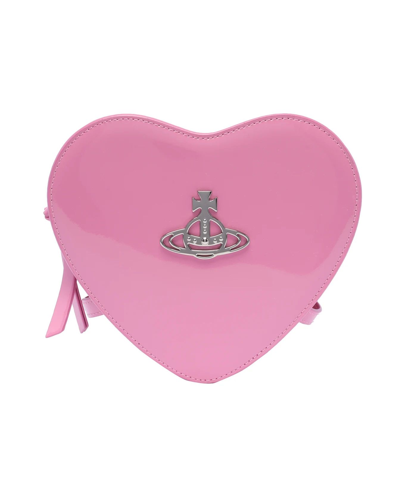 Vivienne Westwood o1f1d3z0825 Size: OS / Louise Heart Crossbody Bag in Pink Size ONE SIZE - 1 Thumbnail