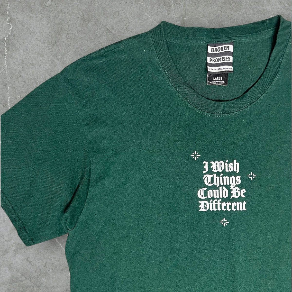 Broken Promises Co. Authentic Broken Promises Wishful Thinking Tshirt Size US L / EU 52-54 / 3 - 4 Thumbnail