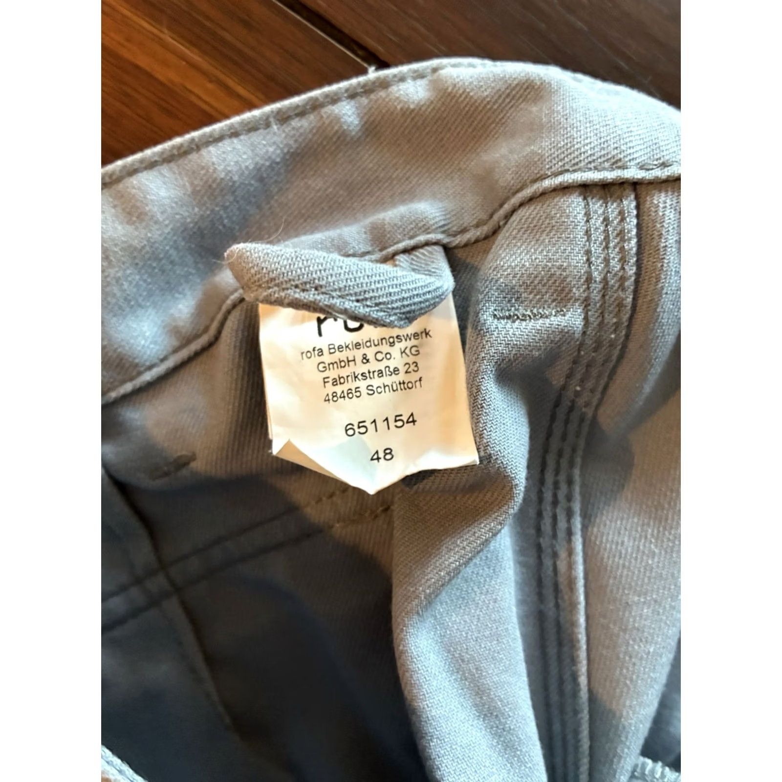 Vintage ROFA Canvas Pants Carpenter Work Pants 48 Regular Gray Men 32in Inseam Size US 32 / EU 48 - 7 Thumbnail