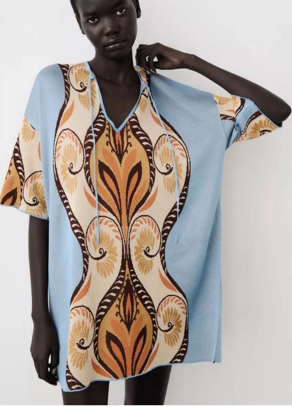Zara Zara Tunic dress Size L / US 10 / IT 46 - 1 Thumbnail