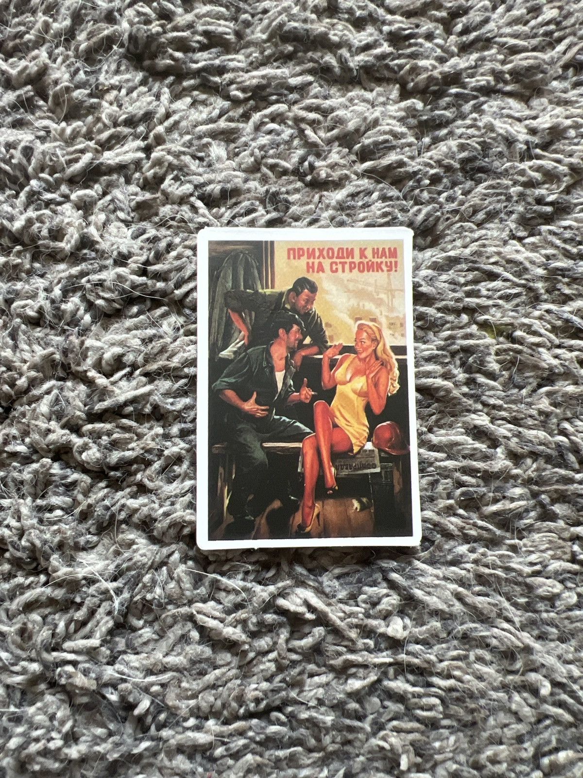 Hypebeast Russian Pin Up Girl Sticker Size ONE SIZE - 1 Thumbnail