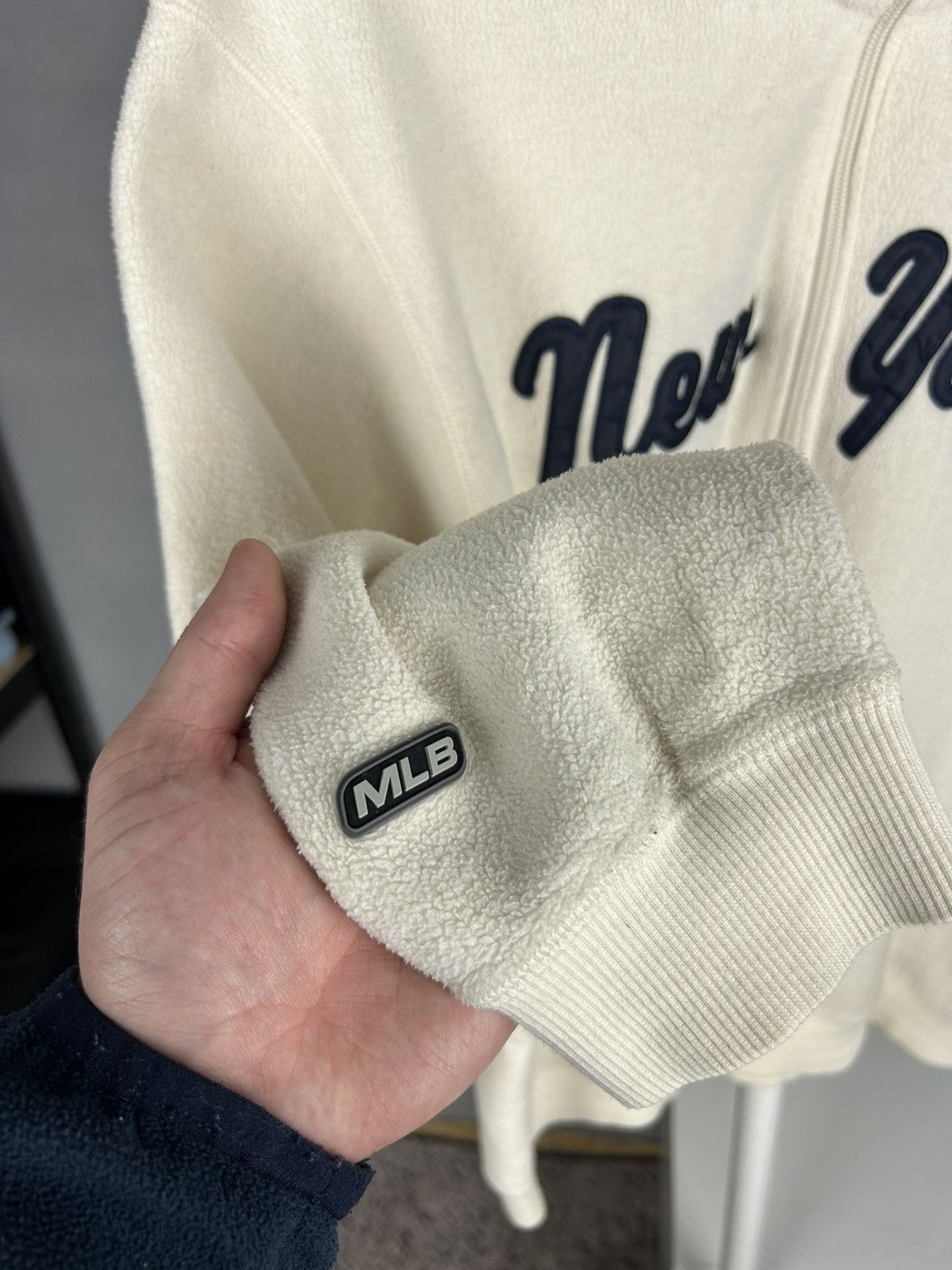 MLB MLB New York Yankees Fleece 1/4 Zip Sweatshirt Size L Size US L / EU 52-54 / 3 - 4 Thumbnail