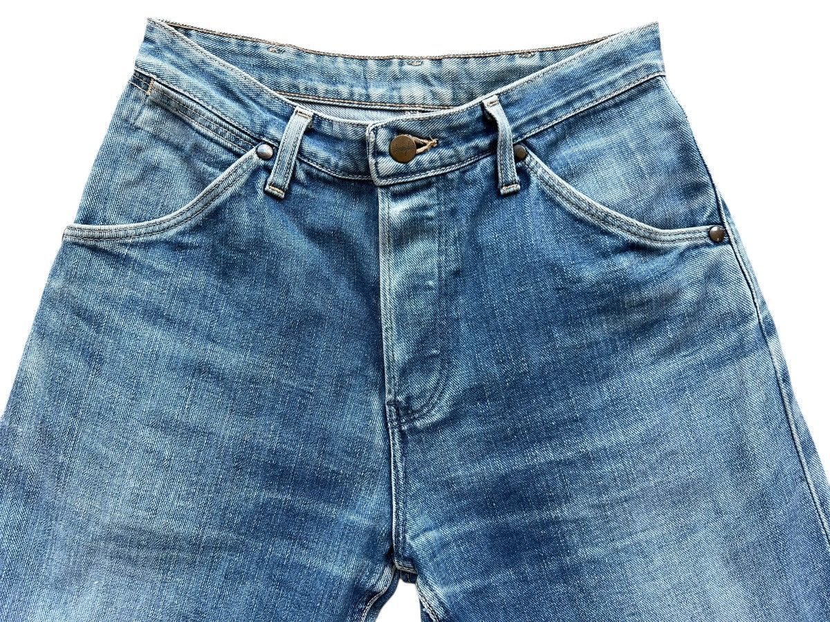 Wrangler Vintage 90s Wrangler Selvedge Patina Denim Jeans 29x32 Size US 29 - 7 Thumbnail